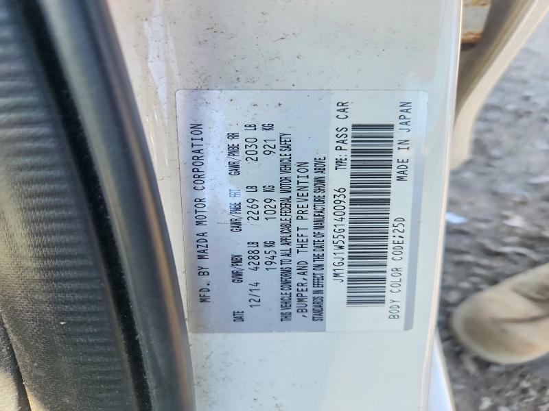 2016 Mazda 6 მანქანა იყიდება აუქციონზე, vin: JM1GJ1W55G1400936, აუქციონის ნომერი: 55340596