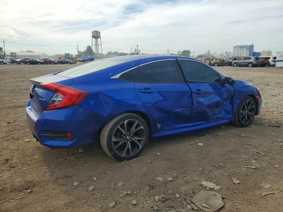 2020 Honda Civic მანქანა იყიდება აუქციონზე, vin: 2HGFC2F80LH549189, აუქციონის ნომერი: 55198616
