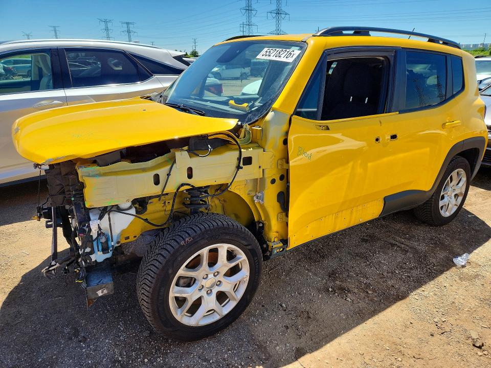 Продаж на аукціоні авто 2017 Jeep Renegade, vin: ZACCJBBB5HPG25391, номер лоту: 55218216