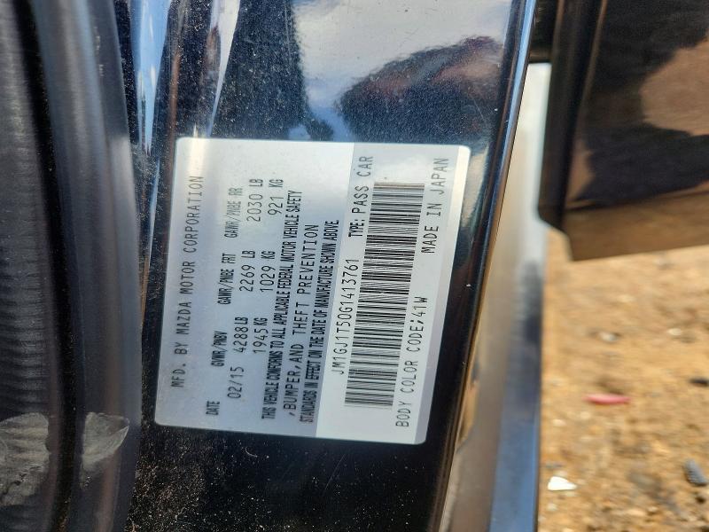 Продаж на аукціоні авто 2016 Mazda 6, vin: JM1GJ1T50G1413761, номер лоту: 58313076