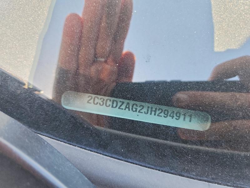 Aukcja sprzedaży 2018 Dodge Challenger, vin: 2C3CDZAG2JH294911, numer aukcji: 58561056