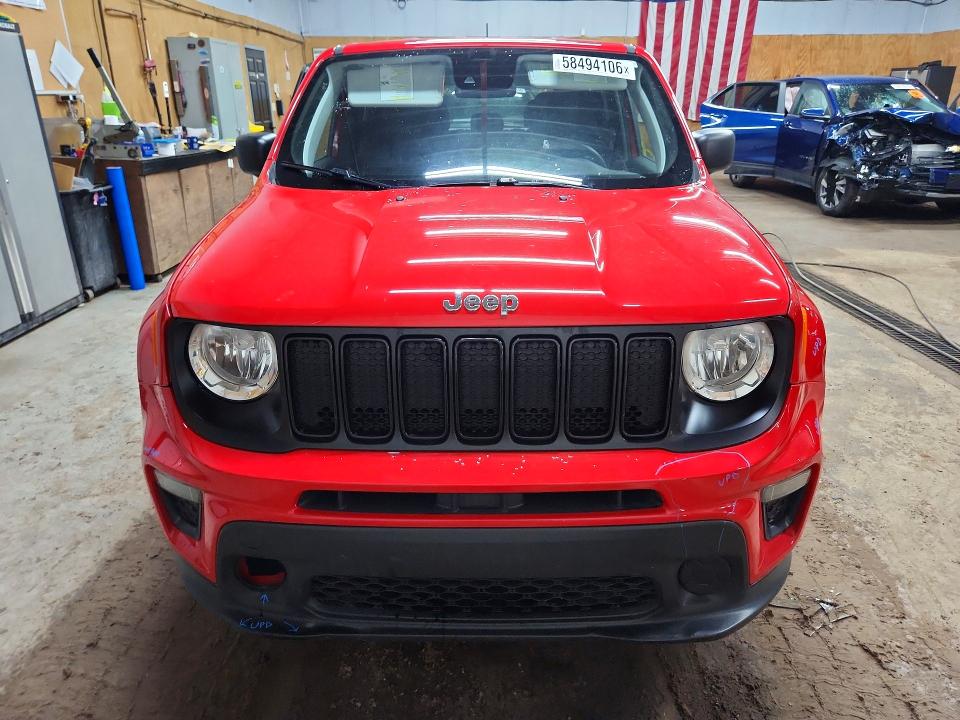 Продажа на аукционе авто 2021 Jeep Renegade, vin: ZACNJDAB1MPM22382, номер лота: 58494106