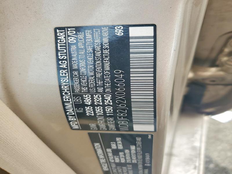 56819496 :رقم المزاد ، WDBJF82J62X066049 vin ، 2002 Mercedes-benz E مزاد بيع