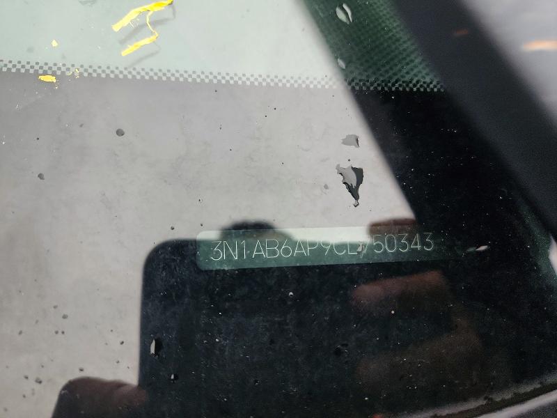 Продаж на аукціоні авто 2012 Nissan Sentra, vin: 3N1AB6AP9CL750343, номер лоту: 58549206