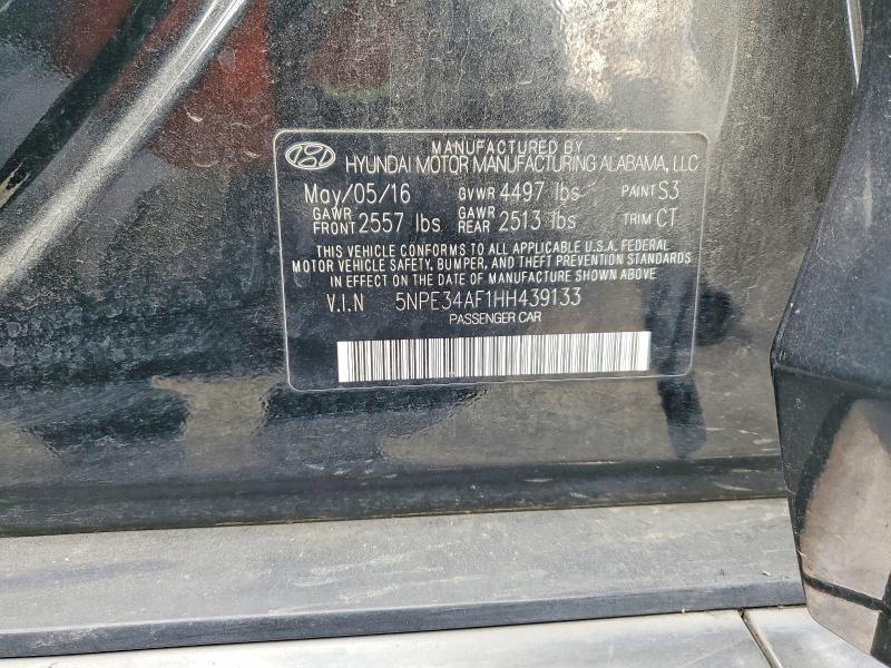 Продаж на аукціоні авто 2017 Hyundai Sonata, vin: 5NPE34AF1HH439133, номер лоту: 59035096