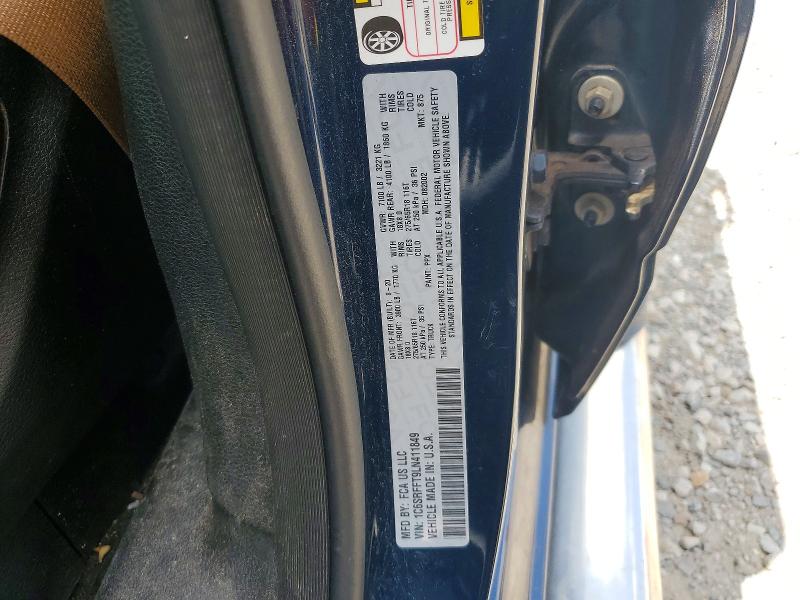 57140006 :رقم المزاد ، 1C6SRFFT9LN411849 vin ، 2020 Ram 1500 مزاد بيع