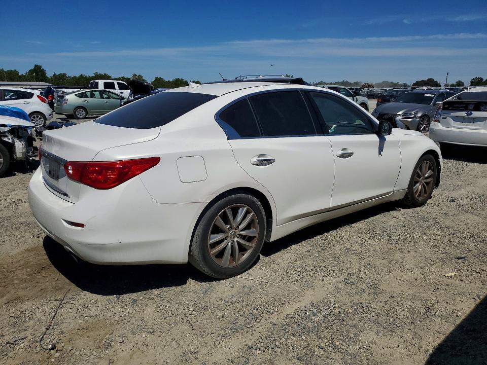58956766 :رقم المزاد ، JN1BV7AP6FM345231 vin ، 2015 Infiniti Q50 مزاد بيع