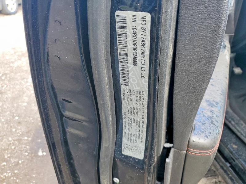 2024 Dodge Durango მანქანა იყიდება აუქციონზე, vin: 1C4RDJDG3RC240888, აუქციონის ნომერი: 56610646