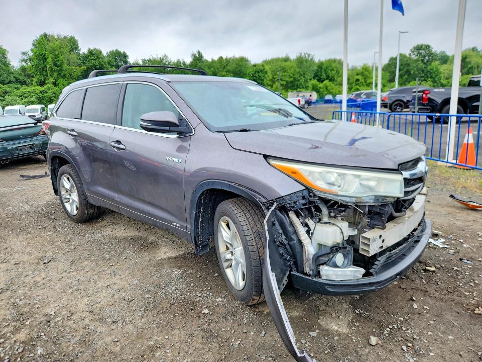 Продажа на аукционе авто 2016 Toyota Highlander Hybrid, vin: 5TDDCRFH6GS013921, номер лота: 57383386