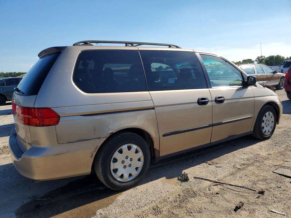 58455376 :رقم المزاد ، 2HKRL18521H545481 vin ، 2001 Honda Odyssey مزاد بيع