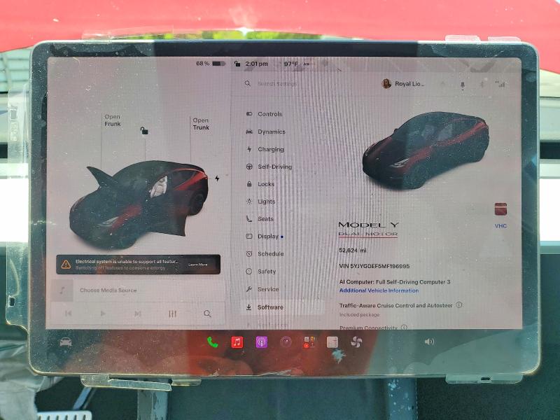 Продажа на аукционе авто 2021 Tesla Model Y, vin: 5YJYGDEF5MF196995, номер лота: 57742496