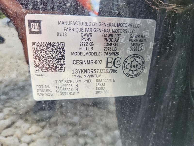 Продаж на аукціоні авто 2018 Cadillac Xt5, vin: 1GYKNDRS7JZ192966, номер лоту: 85986885