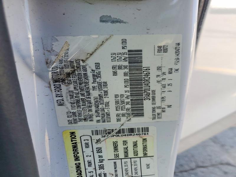 Aukcja sprzedaży 2013 Ford Fusion, vin: 3FA6P0LU4DR246761, numer aukcji: 58462646
