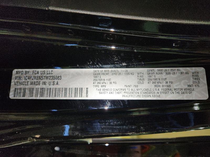 Продажа на аукционе авто 2026 Jeep Wrangler, vin: 1C4PJXEN5TW235083, номер лота: 57417996