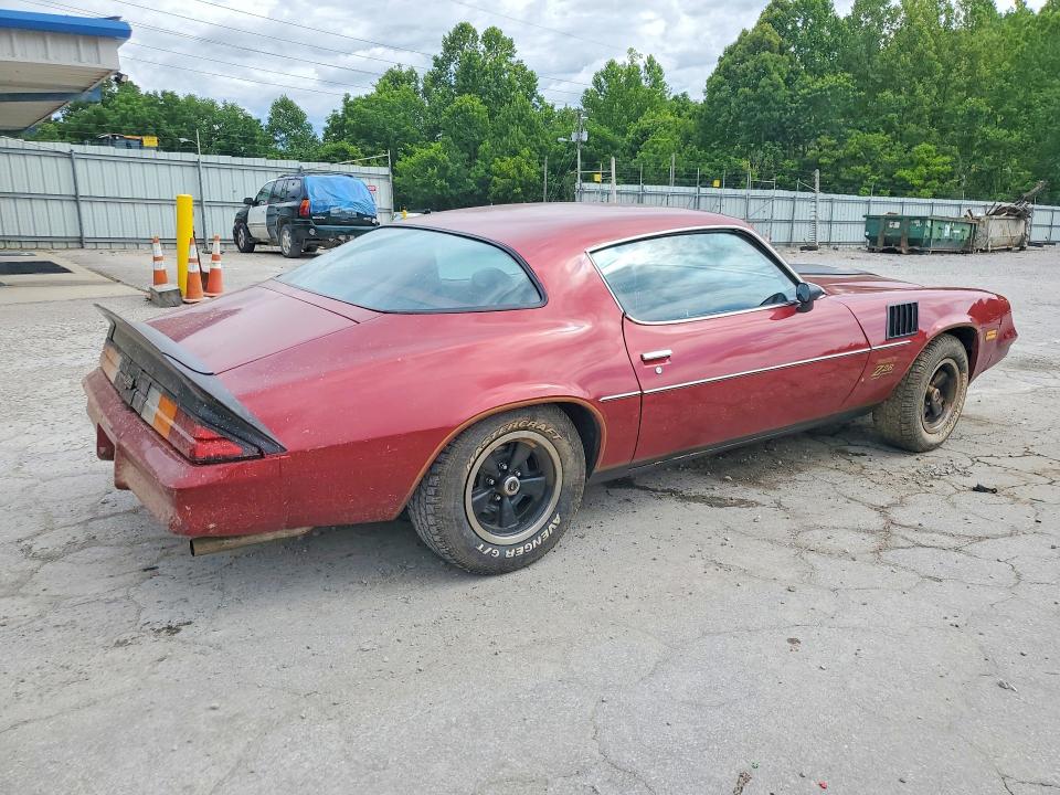 Продажа на аукционе авто 1978 Chevrolet Camaro, vin: 1Q87L8L626639, номер лота: 58194326