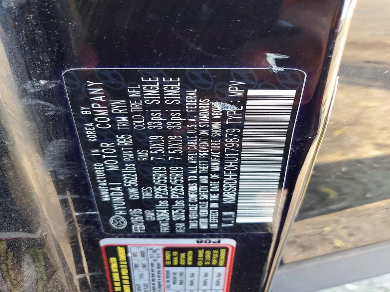 Продажа на аукционе авто 2017 Hyundai Santa Fe, vin: KM8SRDHF0HU179879, номер лота: 59096176
