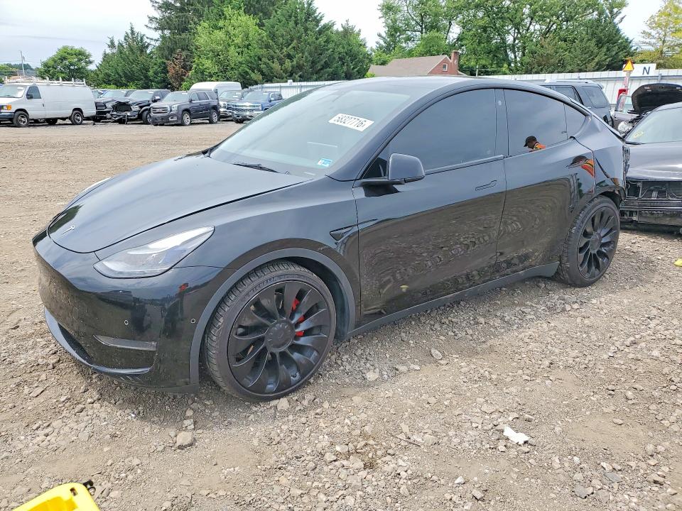 Продажа на аукционе авто 2022 Tesla Model Y, vin: 7SAYGDEF1NF345763, номер лота: 58327716