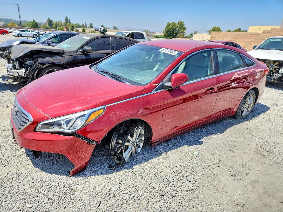 58727886 :رقم المزاد ، 5NPE24AF4FH137092 vin ، 2015 Hyundai Sonata مزاد بيع