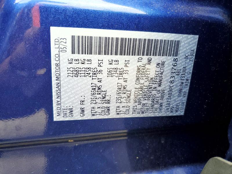 Aukcja sprzedaży 2023 Nissan Rogue, vin: 5N1BT3AB9PC833768, numer aukcji: 85450545