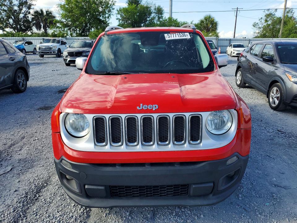 Продажа на аукционе авто 2016 Jeep Renegade, vin: ZACCJADT2GPD49850, номер лота: 57771536