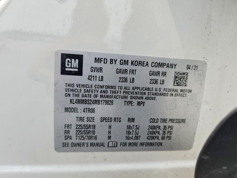 Продаж на аукціоні авто 2021 Buick Encore Gx, vin: KL4MMBS24MB179826, номер лоту: 57664426