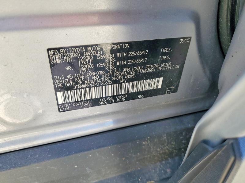 Продажа на аукционе авто 2023 Toyota Rav4, vin: JTMMWRFV4PD185602, номер лота: 57568556