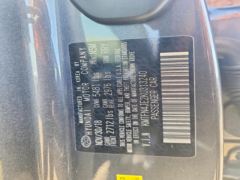 56320066 :رقم المزاد ، KMTFN4JE2KU313240 vin ، 2019 Genesis G80 مزاد بيع