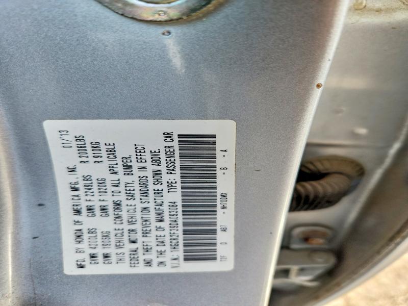 Продаж на аукціоні авто 2013 Honda Accord, vin: 1HGCR2F39DA093084, номер лоту: 55325146