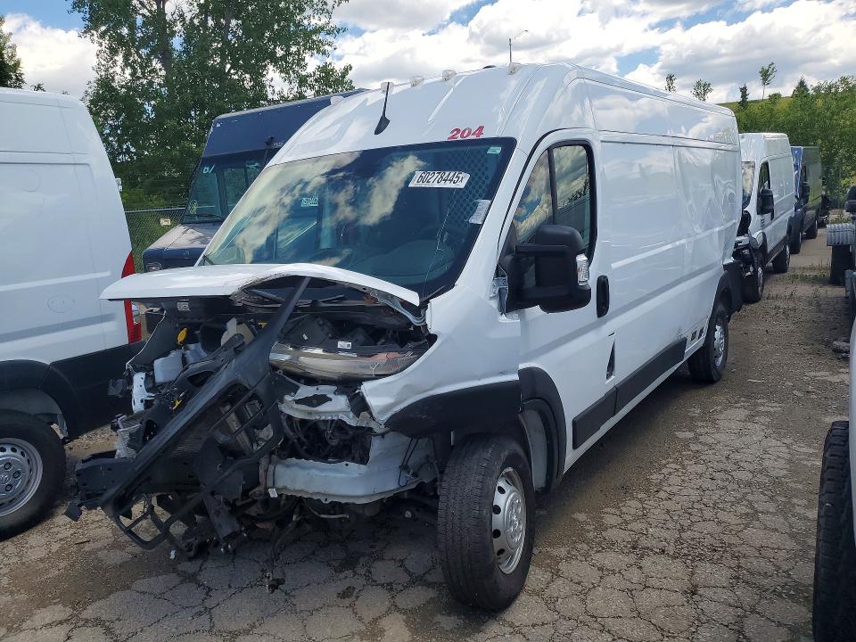 57958776 :رقم المزاد ، 3C6MRVJG0PE584750 vin ، 2023 Ram Promaster 3500 مزاد بيع
