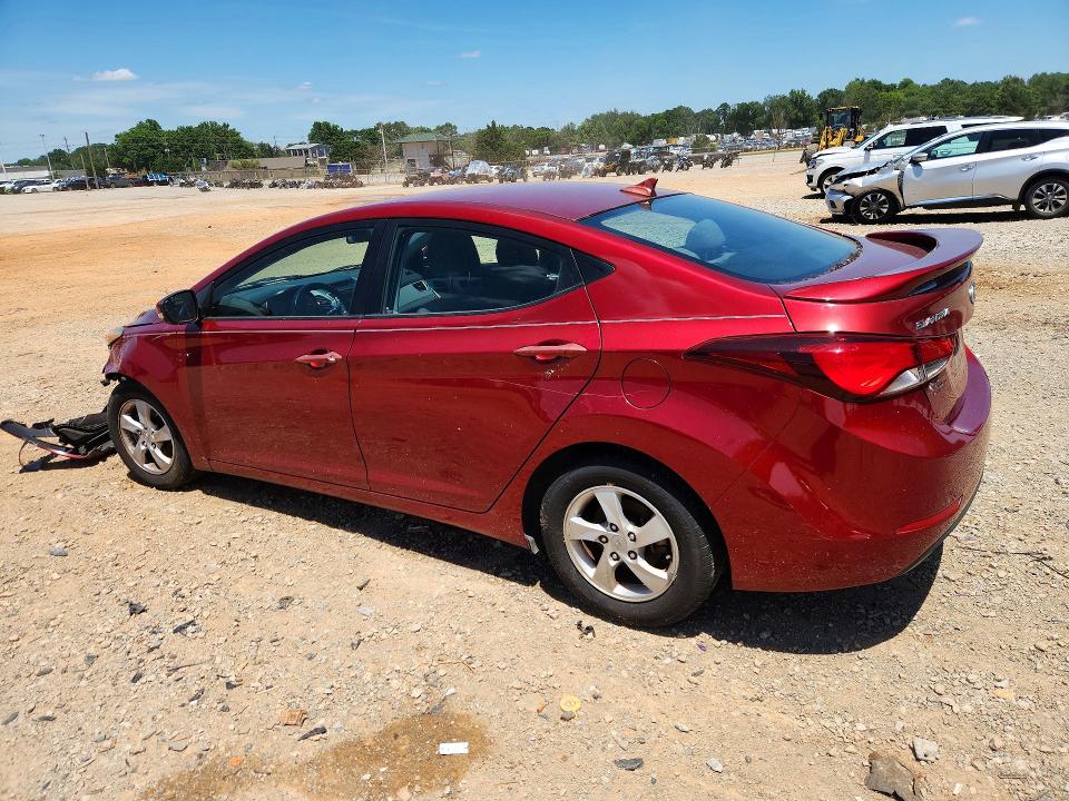 2015 Hyundai Elantra მანქანა იყიდება აუქციონზე, vin: 5NPDH4AE9FH555651, აუქციონის ნომერი: 57550386