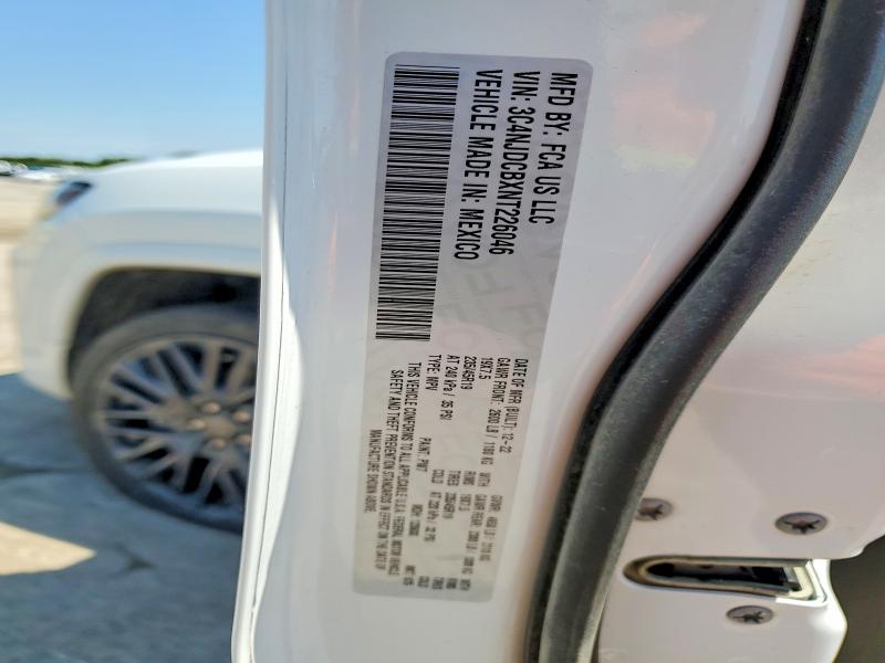Продажа на аукционе авто 2022 Jeep Compass, vin: 3C4NJDCBXNT226046, номер лота: 58750046