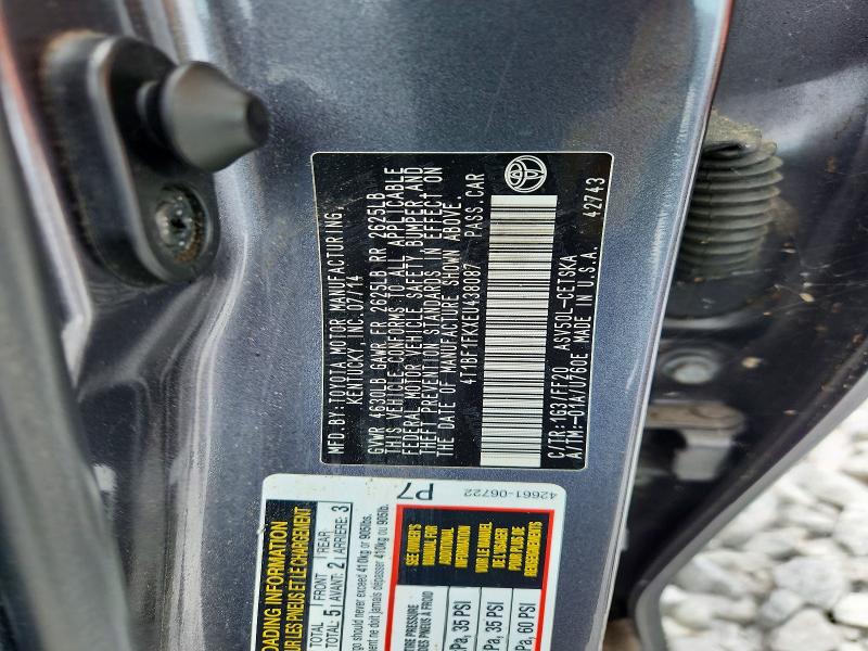 56893956 :رقم المزاد ، 4T1BF1FKXEU438087 vin ، 2014 Toyota Camry مزاد بيع