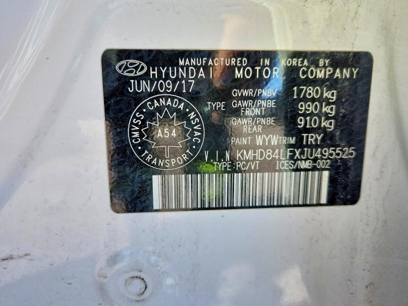 Продаж на аукціоні авто 2018 Hyundai Elantra, vin: KMHD84LFXJU495525, номер лоту: 56679136
