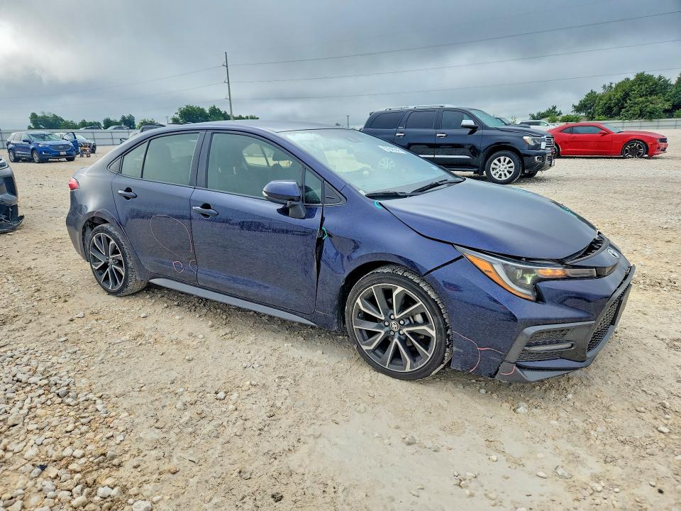 57543346 :رقم المزاد ، JTDS4MCE7MJ078593 vin ، 2021 Toyota Corolla مزاد بيع