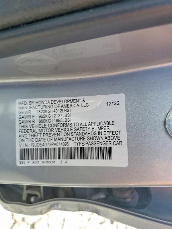 Продажа на аукционе авто 2023 Acura Integra, vin: 19UDE4G73PA014896, номер лота: 56114096
