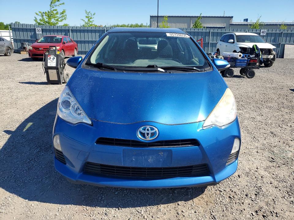 2014 Toyota Prius C მანქანა იყიდება აუქციონზე, vin: JTDKDTB37E1572593, აუქციონის ნომერი: 55728656