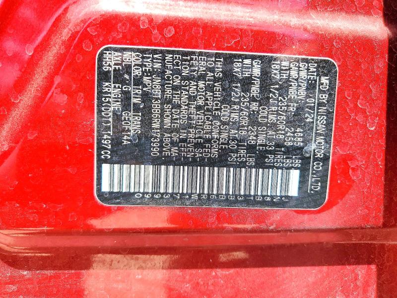 Продаж на аукціоні авто 2024 Nissan Rogue, vin: JN8BT3BB6RW173990, номер лоту: 55743406