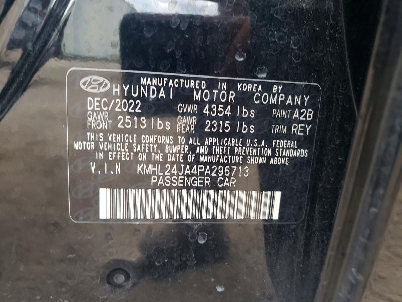 Aukcja sprzedaży 2023 Hyundai Sonata, vin: KMHL24JA4PA296713, numer aukcji: 57475836