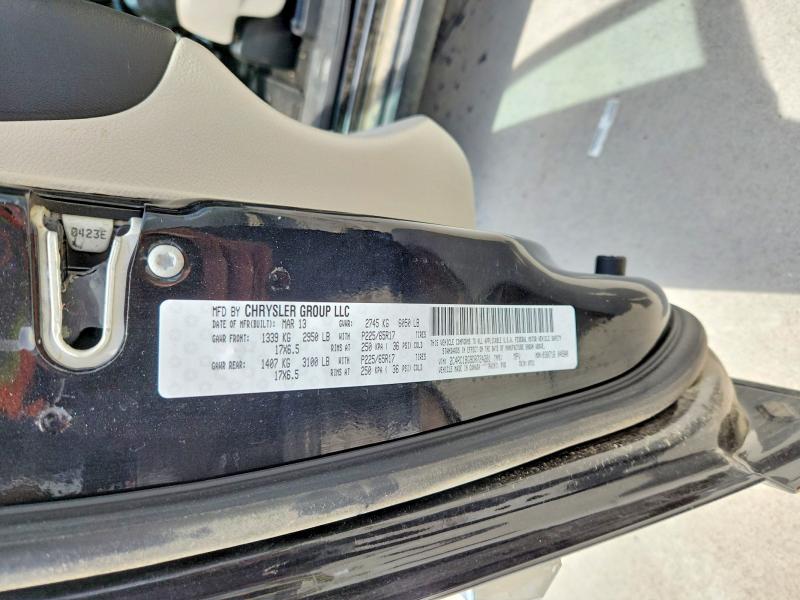 55382986 :رقم المزاد ، 2C4RC1BG9DR724201 vin ، 2013 Chrysler Town & Country مزاد بيع