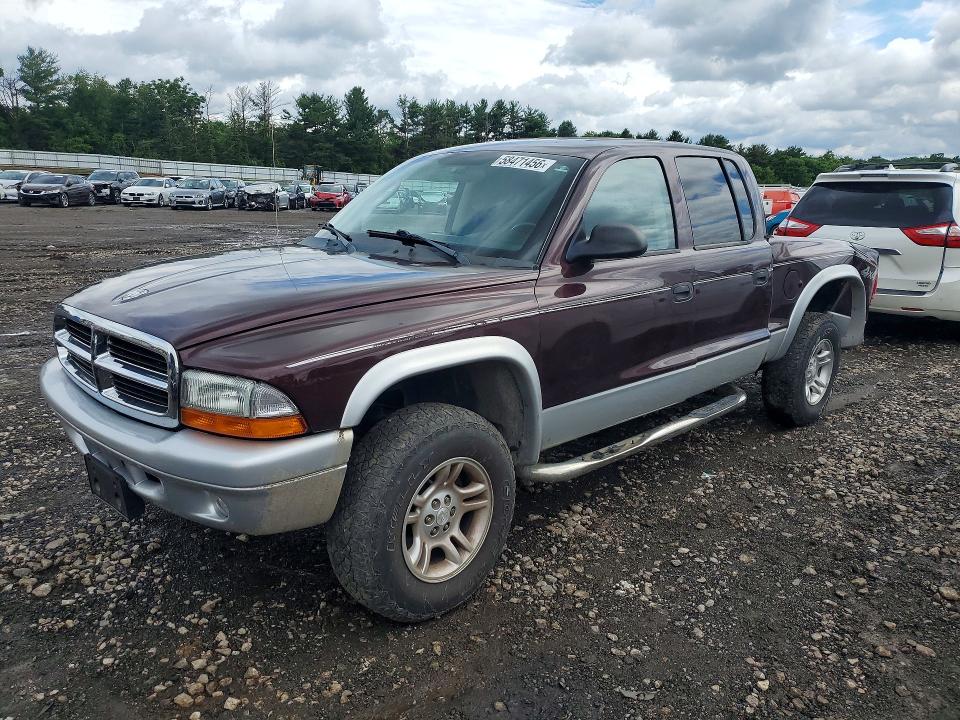 2004 Dodge Dakota მანქანა იყიდება აუქციონზე, vin: 1D7HG48N94S701805, აუქციონის ნომერი: 58471456