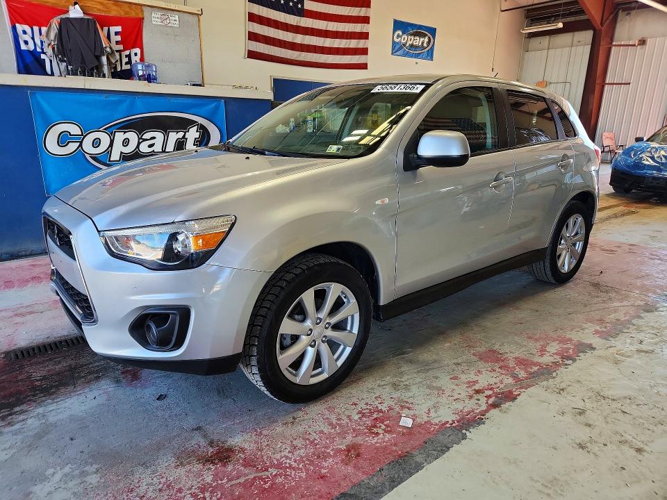 2015 Mitsubishi Outlander Sport მანქანა იყიდება აუქციონზე, vin: 4A4AP3AU0FE009997, აუქციონის ნომერი: 56581366