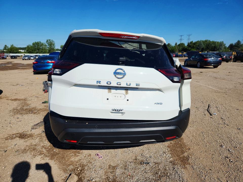 58079896 :رقم المزاد ، 5N1AT3AB4MC693071 vin ، 2021 Nissan Rogue مزاد بيع