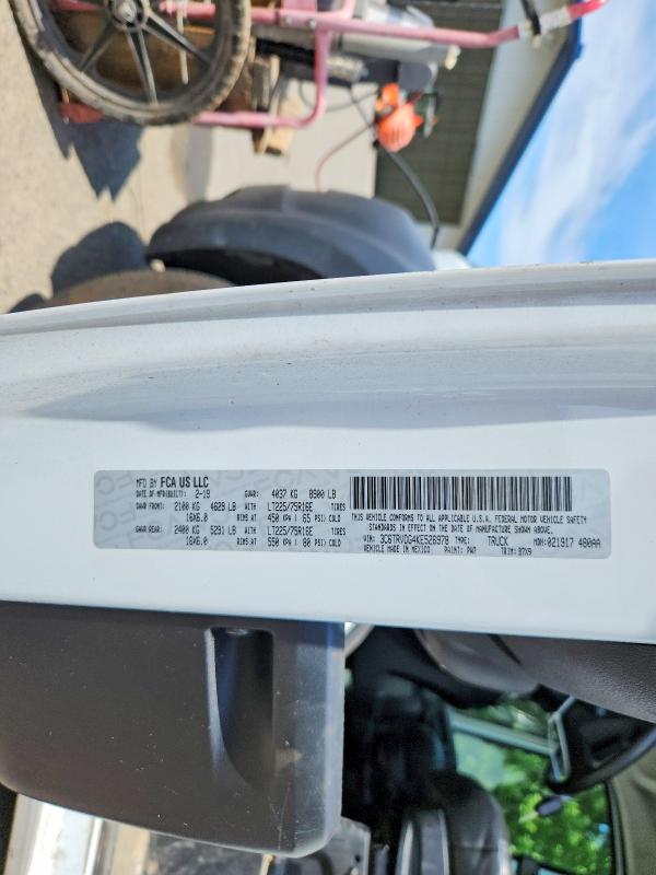 Aukcja sprzedaży 2019 Ram Promaster 2500, vin: 3C6TRVDG4KE526978, numer aukcji: 56292576