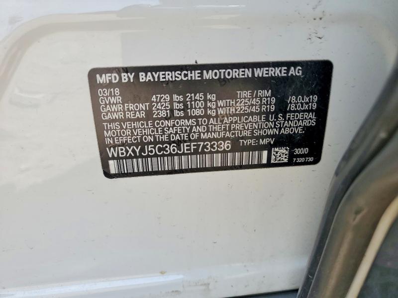 Продажа на аукционе авто 2018 Bmw X2, vin: WBXYJ5C36JEF73336, номер лота: 55654006