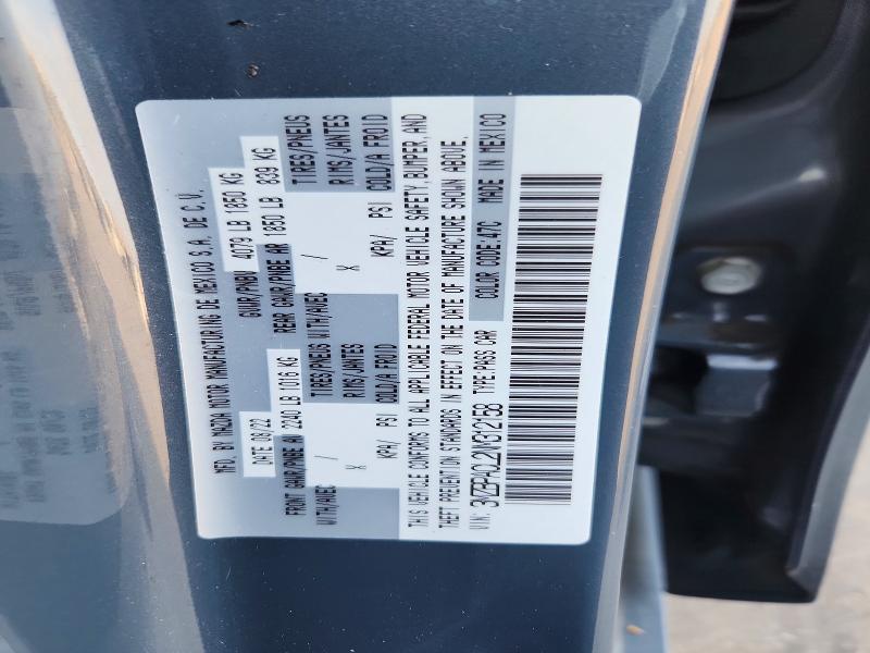 2022 Mazda 3 მანქანა იყიდება აუქციონზე, vin: 3MZBPACL2NM312158, აუქციონის ნომერი: 56518786