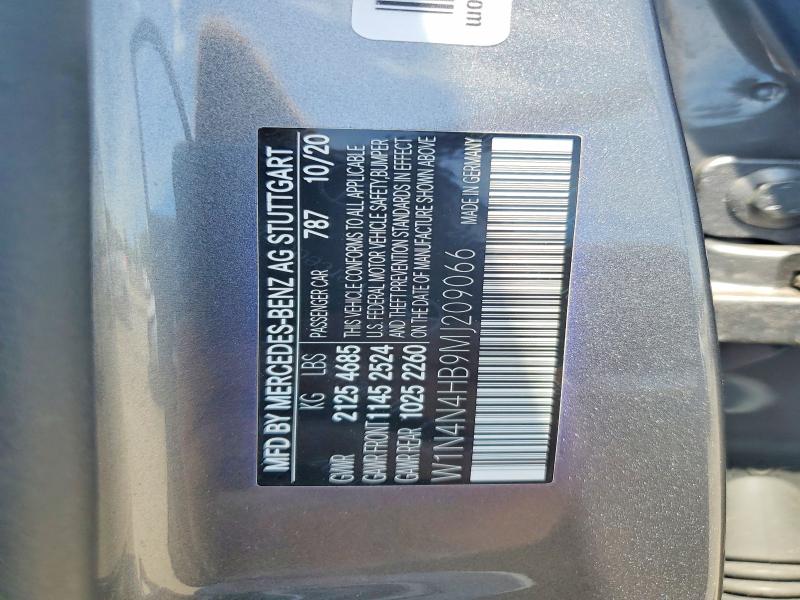 55413686 :رقم المزاد ، W1N4N4HB9MJ209066 vin ، 2021 Mercedes-benz Gla مزاد بيع