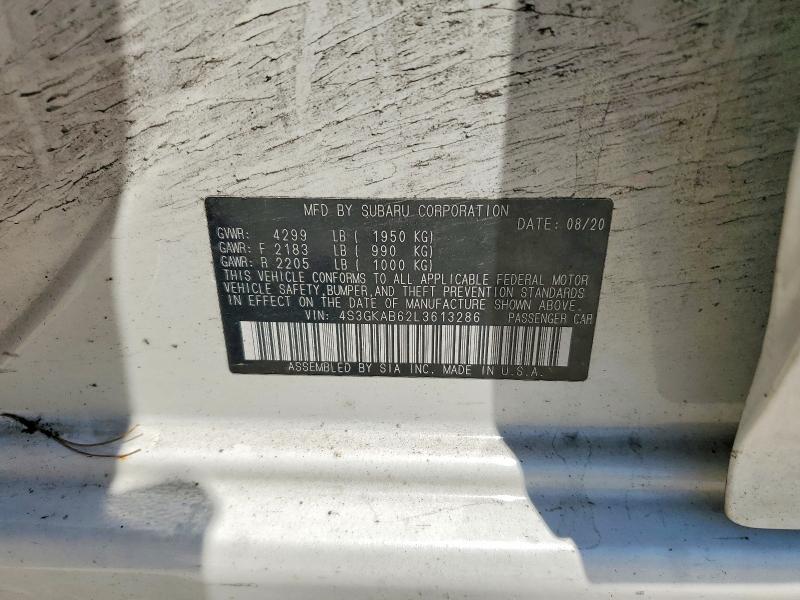 Продаж на аукціоні авто 2020 Subaru Impreza, vin: 4S3GKAB62L3613286, номер лоту: 56639446