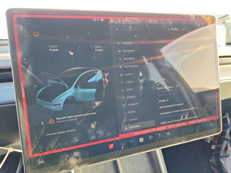 Aukcja sprzedaży 2026 Tesla Model Y, vin: 7SAYGDEEXTF346222, numer aukcji: 55649586