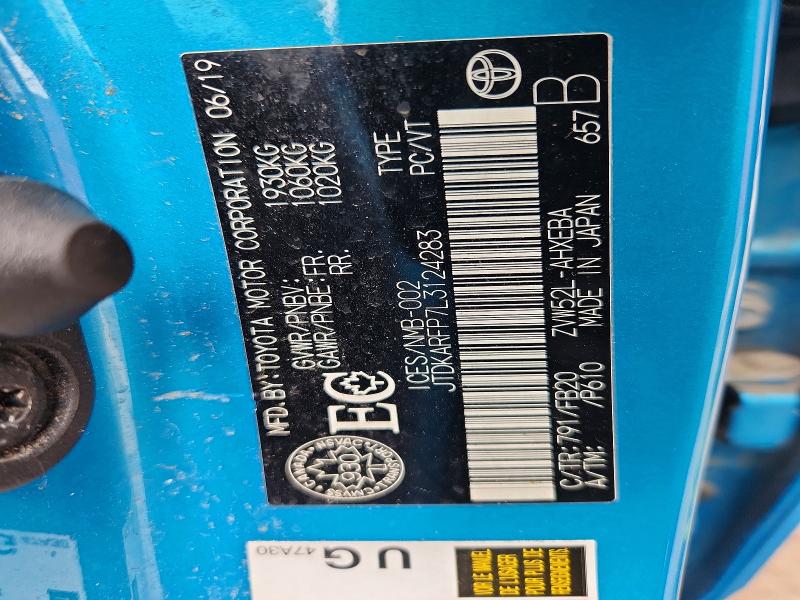 Продажа на аукционе авто 2020 Toyota Prius Prime, vin: JTDKARFP7L3124283, номер лота: 57291766