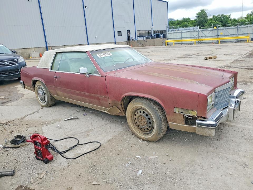 56779766 :رقم المزاد ، 1G6AL5789EE667604 vin ، 1984 Cadillac Eldorado مزاد بيع